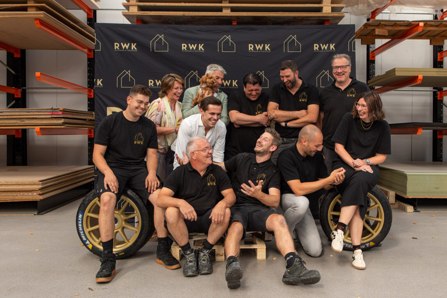 Het voltallige team van RWK