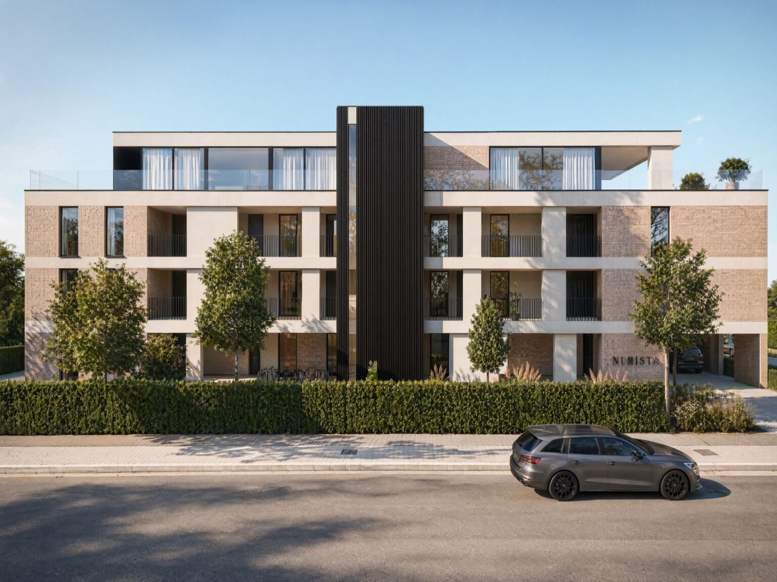 Render van Residentie Numista